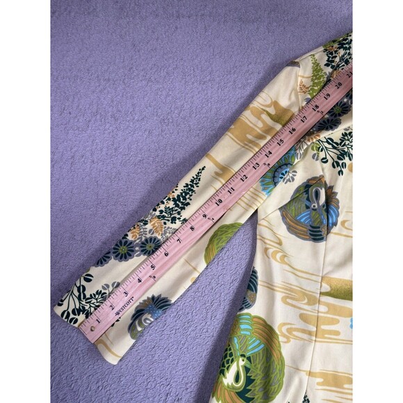 Vintage S-M Alice Of California Long Sleeve Yellow Floral Maxi Hippie‎ Dress 60s - Picture 14 of 14